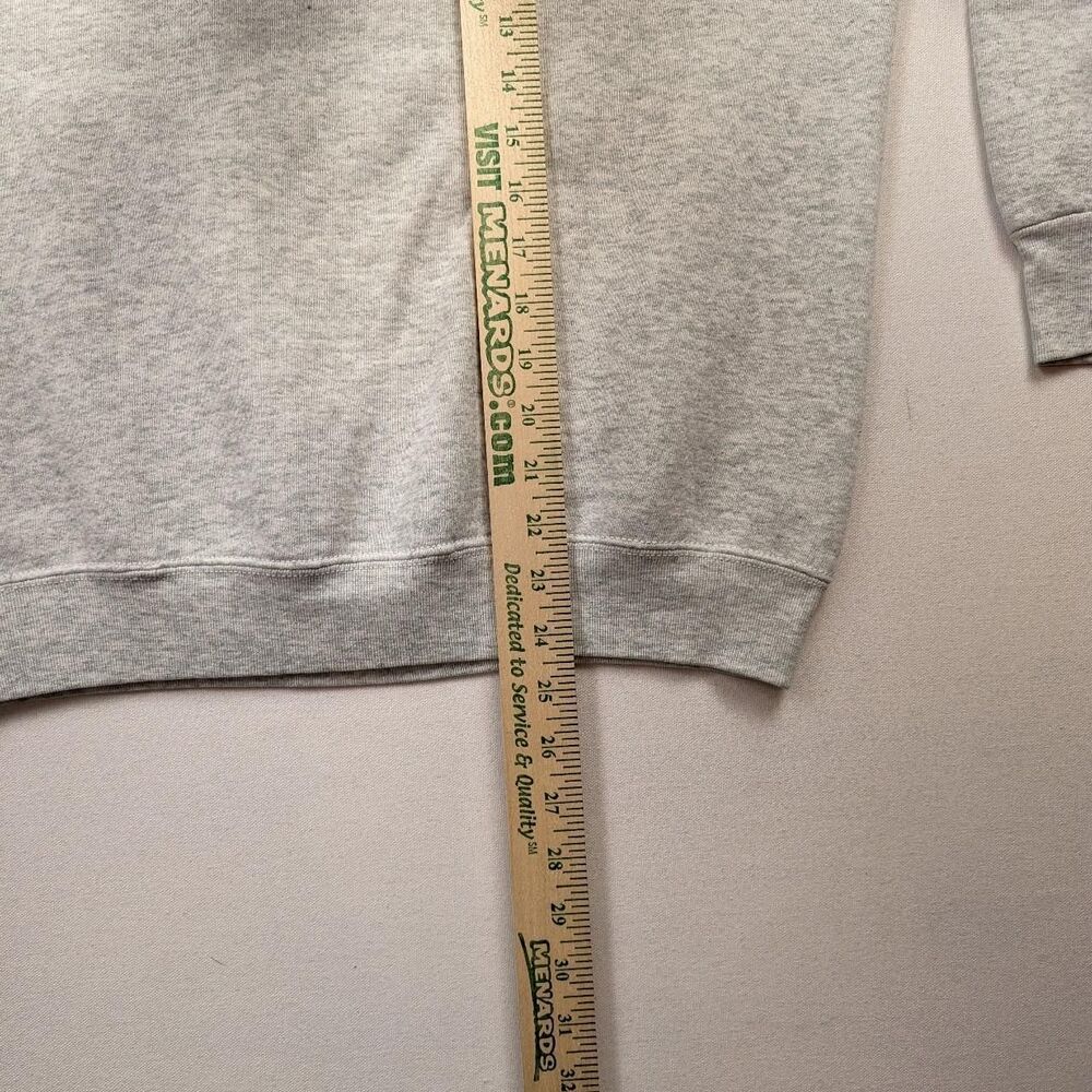 Vintage Nevada Nature Deer Crewneck Outdoors Gray Boxy Sweatshirt FOL Sz Large - Picture 6 of 6